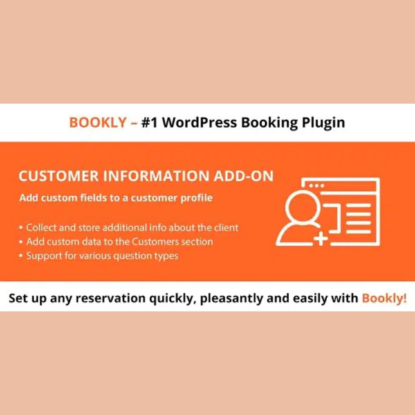 Bookly Customer Information Add-on