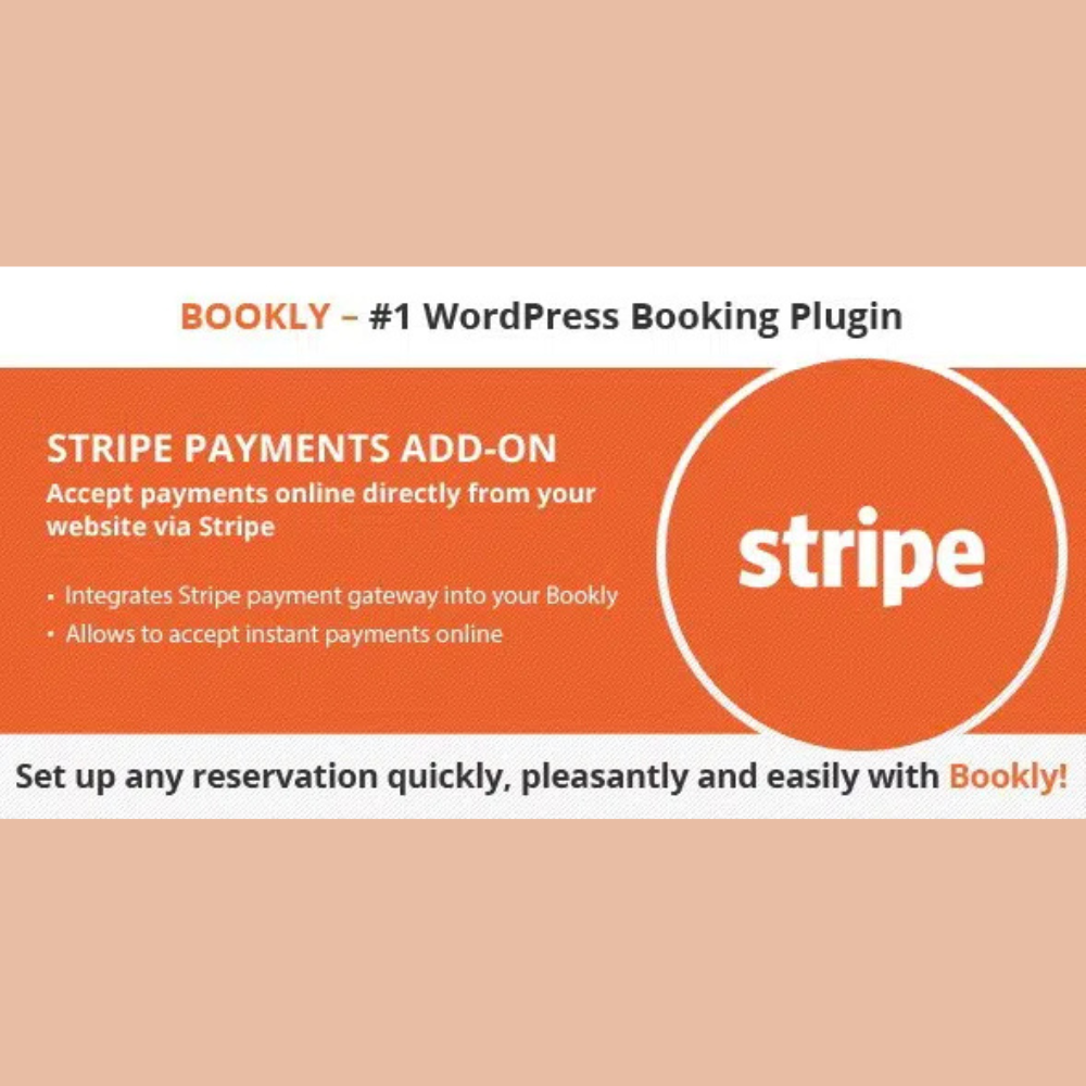 Bookly Stripe Add-on Bookly Stripe Add-on - Image 1