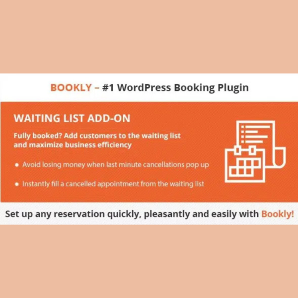 Bookly Waiting List Add-on