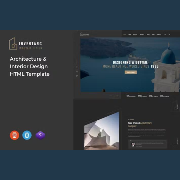 Inventarc – Architecture & Interior HTML Template