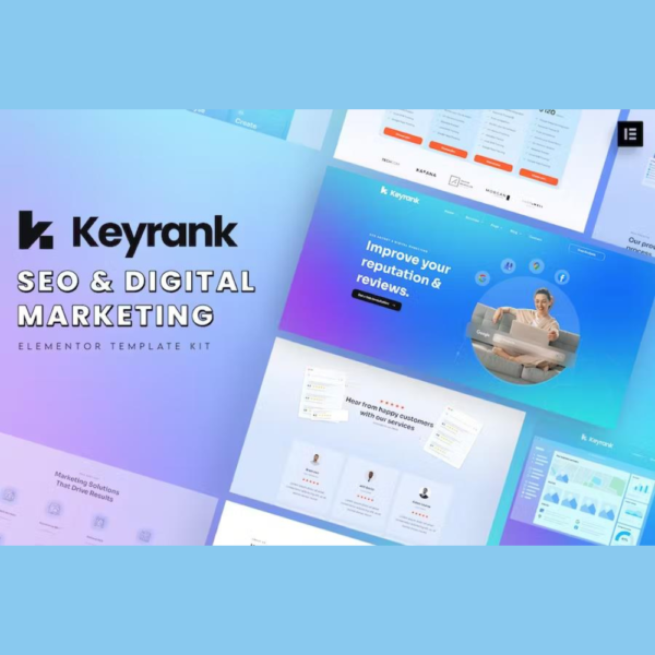 Keyrank – SEO & Digital Marketing Agency Template Kit