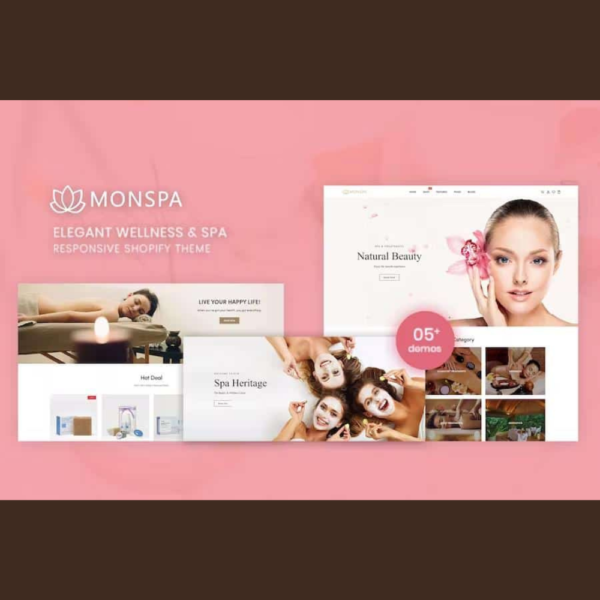 Monspa – Elegant Wellness And Spa Responsive Shopify Theme