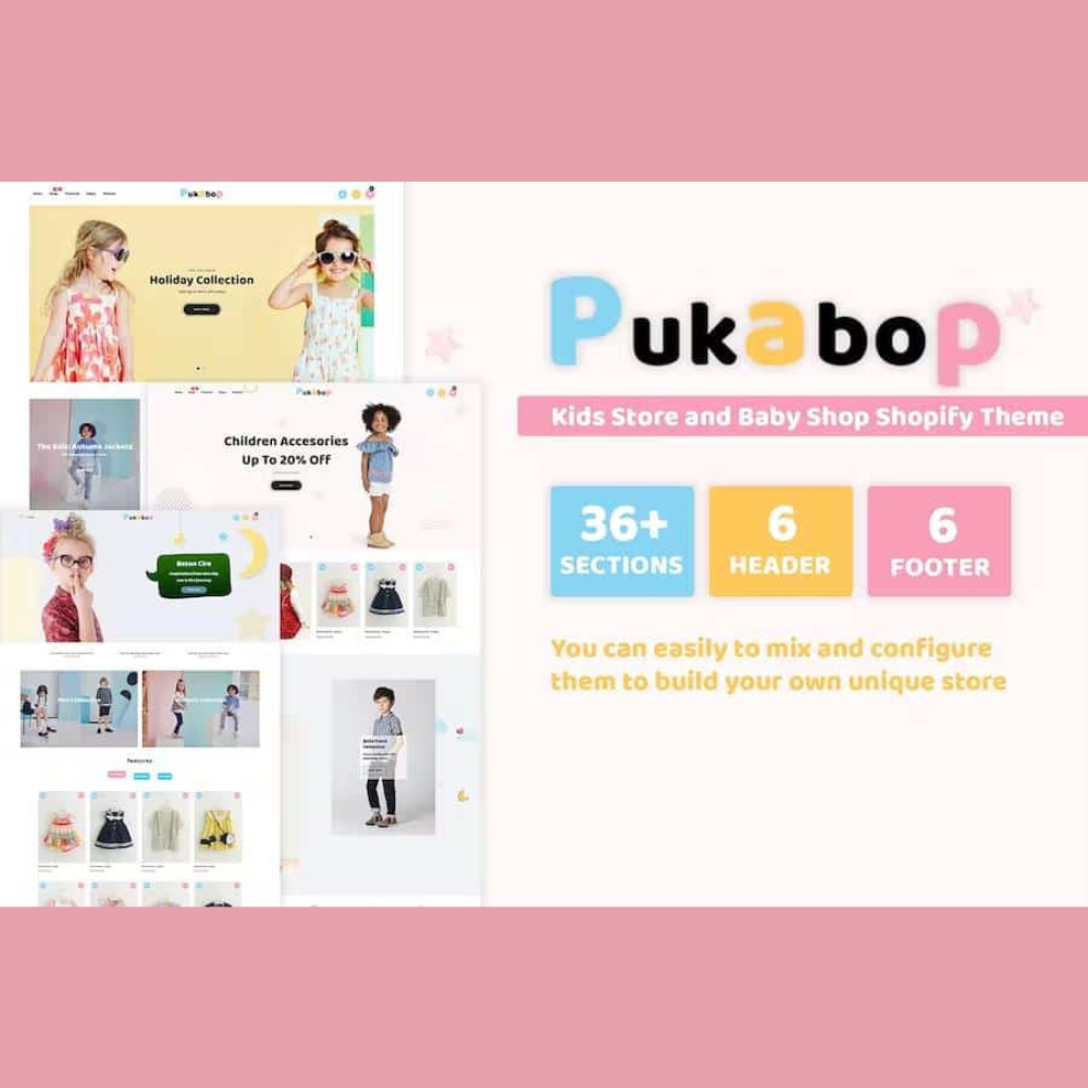 Pukabop – Kids Store and Baby Shop Shopify Theme Pukabop – Kids Store and Baby Shop Shopify Theme - Image 1