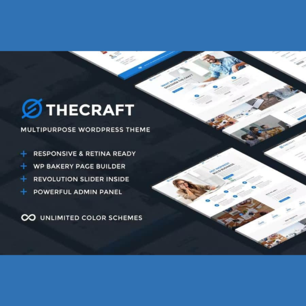 TheCraft | Responsive Multipurpose WordPress Theme