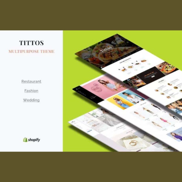 Tittos – Food Fashion, Wedding Shopify Theme