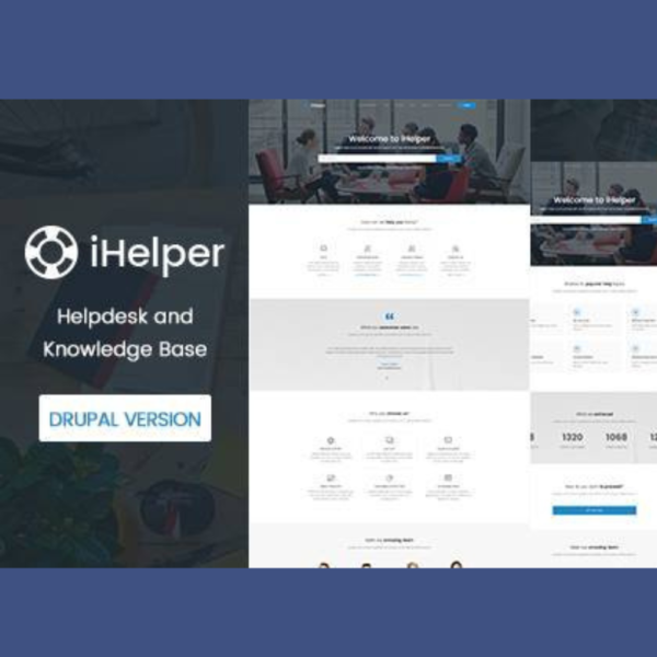 iHelper - Drupal Knowledge & Helpdesk Theme
