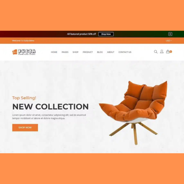 Fusta – Furniture Shopify Theme