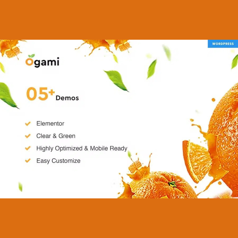 Ogami – Organic Store WordPress Theme Ogami – Organic Store WordPress Theme - Image 1