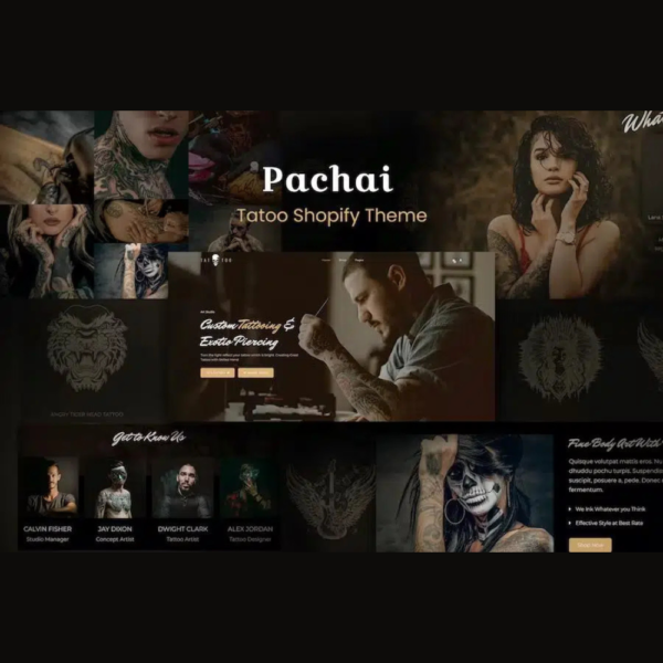 Pachai – Tattoo Shopify Store