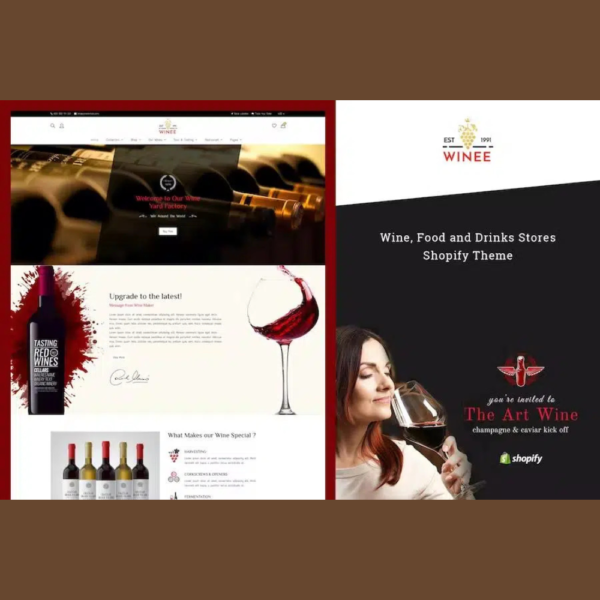 Winee – Wine Shop, Winery Farm Shopify Theme